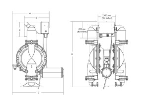 Automatic Dewatering Kit Dimensions
