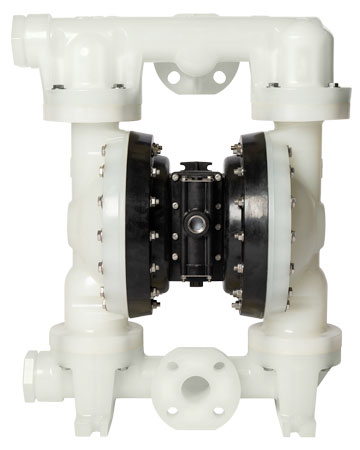 ARO 2" PW Series pump in Polypropylene or PVDF is a rugged, reliable alternative to competitors.