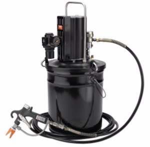 ARO pneumatic piston pump on RAM 5 gallons 20 liters