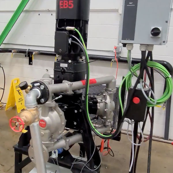 ARO EVO Series Electric Diaphragm Pump went through more than 20,000 hours of testing 