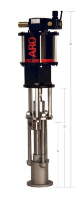 dimensions de la pompe à piston AF0828S