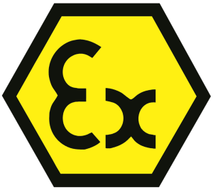 ATEX-Gefahrenzonen-Logo